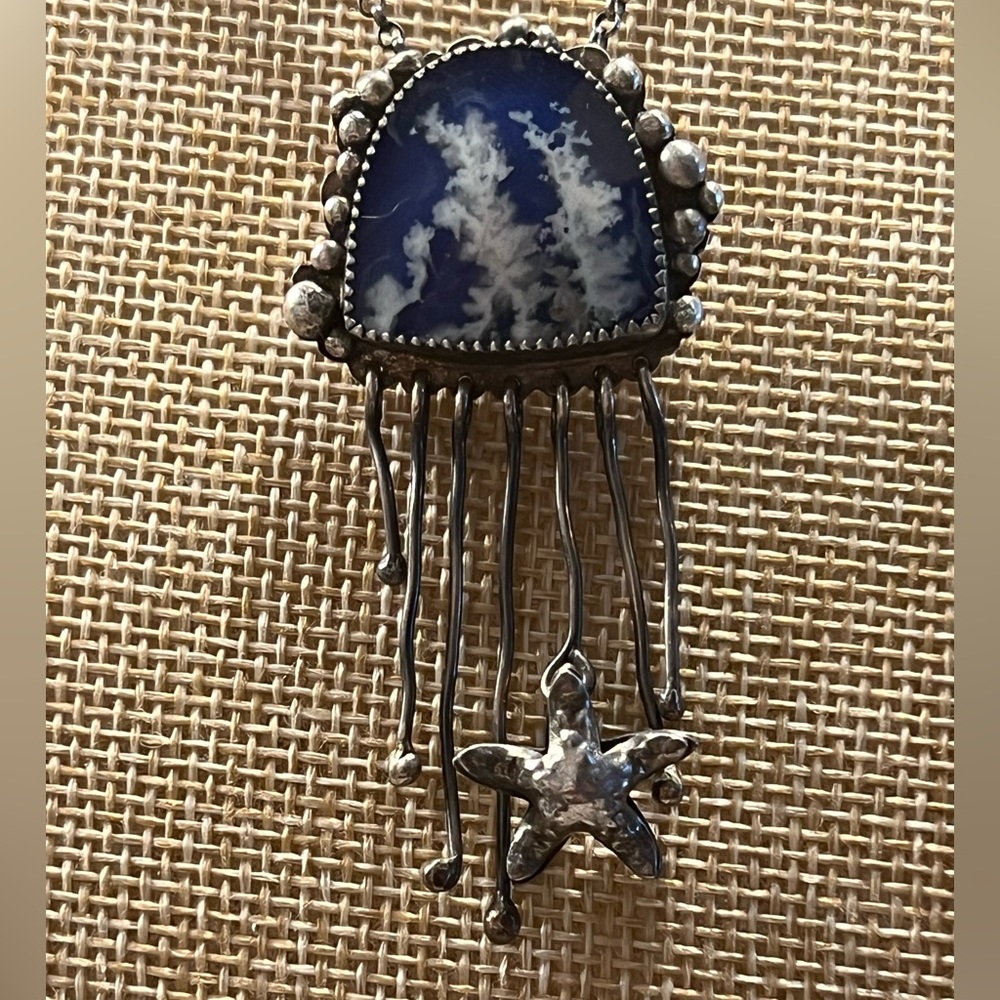 One of a kind sterling silver necklace